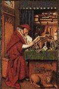 Jan Van Eyck Hl.Hieronymus France oil painting artist